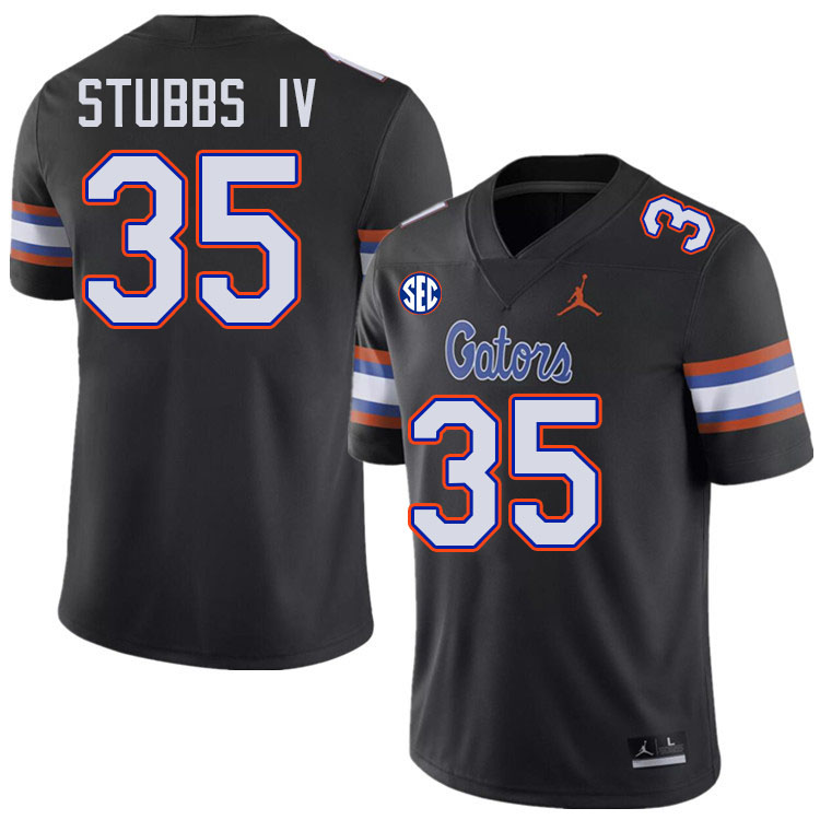 Florida Gators #35 Harold Stubbs IV College Football Jerseys Stitched-Black